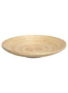 Buy Decoration Dish, Bamboo, 30 Cm in Saudi Arabia