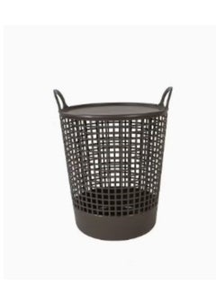 Buy Plastic laundry basket with lid in Saudi Arabia