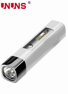 Buy Multifunctional Portable LED Flashlight Super Bright High Light Zoomable Waterproof USB Torch with 4 Light Modes in UAE