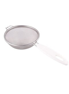 Buy Stainless Steel Strainer Moon, 7 cm-Silver,White in UAE