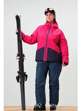 اشتري Women Regular Fit Plain Outdoor Ski Pants, Navy Blue في الامارات