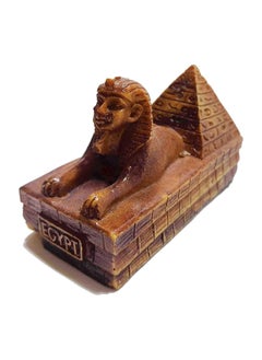 اشتري Egyptian Pyramids King Tut Sphinx Pharaoh Figurine Ancient Statue Handmade 2.9 Sculpture Collectible في مصر