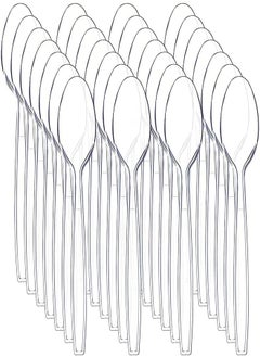 Buy Transparent Plastic Spoons - 50 PCS in Egypt