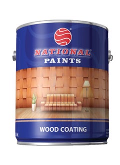 Buy National Paints Wood Stain Dark Wallnut N-019 (4 L) Premium Fast Drying in UAE