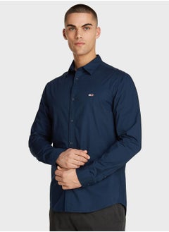 Buy Logo Slim Fit Shirt in UAE