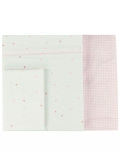 Buy Bumble & Bird - Lullaby Starlight Baby Bedding Set For Bassinet - 3pcs - Pink in UAE