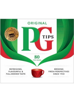 Buy Pg Tips Premium Black Tea, Pyramid Tea Bags, 80 Count in UAE