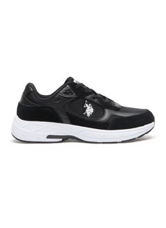 Buy Men's Black Low-Top Sneakers - Sleek Lace-Up Design, Comfortable and Versatile for Casual Outings in UAE