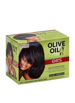 Buy ORS No-Lye Hair Relaxer Kit | With Olive Oil | Regular Strength, Built In Protection | For Fine & Medium Hair Textures in Saudi Arabia