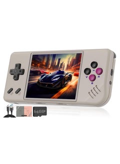 اشتري RG28XX Handheld Game Console 2.83 inch 640*480 IPS Screen Linux System 3100mAh Video Retro Player Support HDMI Output TV 2.4G Wireless/Wired Controller Supports Music Video Player (Grey) في السعودية