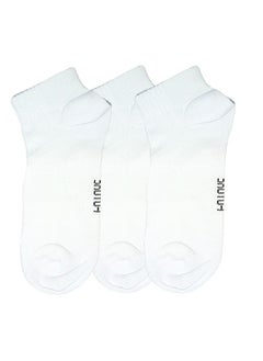 Buy future socks socket pack of 3 white size 40-45 cotton in Egypt