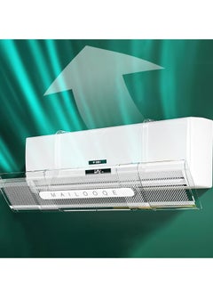 Buy Air Conditioner Deflector, 53-95 cm Adjutstable, Wall-Mounted Air Conditioning Wind Guide, Anti-Direct Blowing in UAE