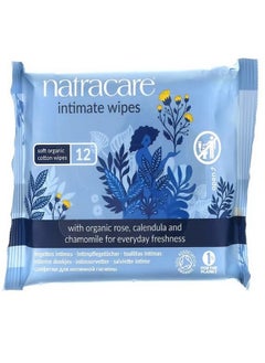 Buy Soft Organic Cotton Intimate Wipes 12 Wipes in UAE