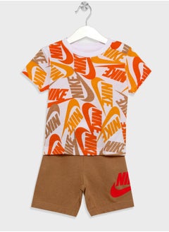 Buy Infant 2 Piece All Over Printed T-Shirt Set in UAE