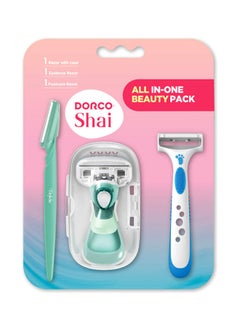 Buy Dorco Shai All In-One Beauty Razor Pack Women in UAE