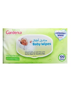 اشتري Gardenia Baby wipes ,100 sheets في الامارات