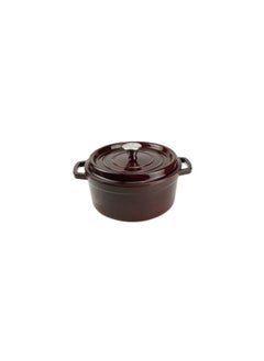 Buy Rosette Cast Iron Casserole Dia.24CM 3.7L - 4MM in UAE