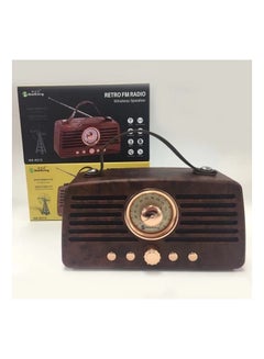 اشتري راديو كلاسيك خشبي محمول قابل للشحن في السعودية