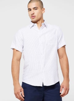Buy Short Sleeve Striped Shirt in Saudi Arabia