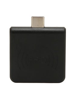 Buy RFID ID Mobile Phone Card Reader Type C Interface 125Khz Portable Smart Card Reader Black in Saudi Arabia