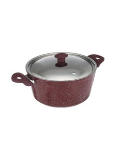 Buy Granit Cooking Pot 28cm -Burgundy in Egypt