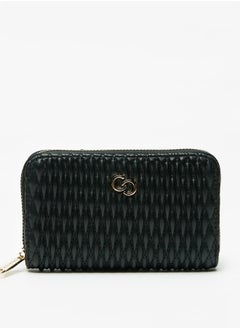 اشتري Quilted Zip Around Wallet في السعودية