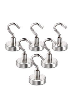 Buy Magnetic Hooks, 22Lbs Heavy Duty Hooks New Upgraded for Cruise, Grill, Towel, Indoor Hanging, Home, Kitchen, Workplace, Office and Garage, 6 Pack in Saudi Arabia