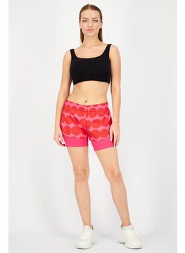 Buy Women Sportswear Fit 2 Training Short, Red in UAE