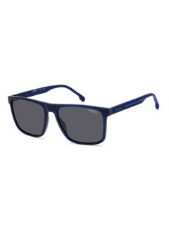 Buy Men's UV Protection Rectangular Sunglasses - Carrera 8064/S Blue Millimeter - Lens Size: 57 Mm in Saudi Arabia