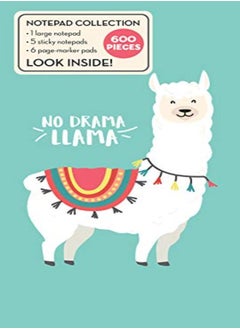 Buy Book of Sticky Notes: Notepad Collection - No Drama Llama in UAE