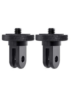 Buy Camera Tripod Mount for Gopro Adapter, 2Pcs 1/4-20 Screw Conversion Adapter for GoPro Hero10, Insta360 ONE X3, X2, Go 2, Xiaomi Yi and Other Action Cameras in UAE