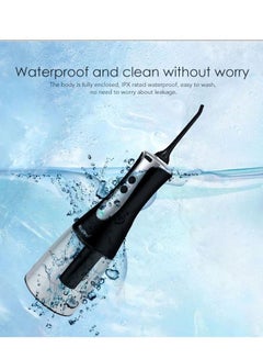Buy portable water flosser with 2 tips teeth oral irrigator in UAE