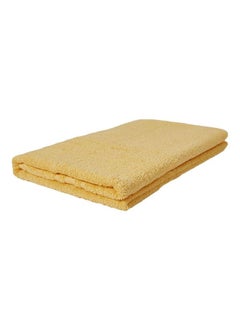 Buy Towel Sir Henry -Bath  450 GSM 100% Cotton Terry 70x140 cm Soft Feel Super Absorbent Yellow in UAE