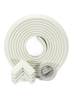 Buy Baby Proofing Corner Guards Edge Protectors Safety Foam Corner Protector Strips for Kids Soft Fireplace and Table Bumper Strip Comes with Four Foam Corners 4m White in Saudi Arabia