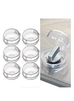 Buy Transparent Stove Knob Covers Kitchen Gas Stove Knob Covers Safety Oven Knob Covers Toddler Child Proof Kitchen Safety Guard Easy to Install for Home Kitchen in UAE