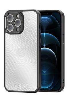 Buy DUX DUCIS Aimo Cover for the iPhone 12 Pro Max mobile phone slim, transparent matte cover made of TPU, polycarbonate, polypropylene, silicone - black in Egypt