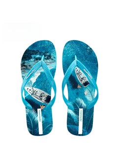 Buy Hotmarzz Mens New Anti-Slip Flip Flops Casual Beach SandalsLake Blue Lake Blue in UAE