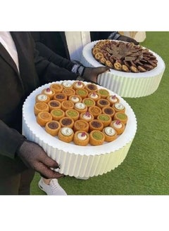 Buy Round tray for sweets in Saudi Arabia