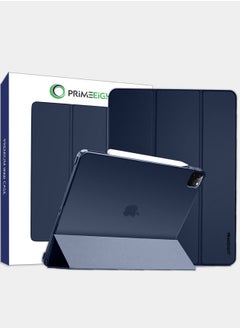 Buy iPad Case 2018/2020/2021 12.9 inch Shockproof Curved Edges apple case Anti Scratch protective case BLUE in Saudi Arabia