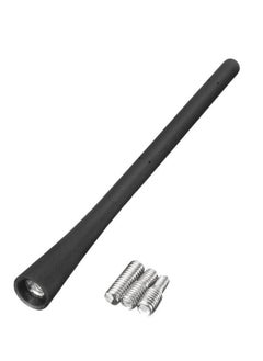 Buy Universal Car Aerial Antenna 17.5cm FM/DAB Car Radio Aerial Replacement Short Rod Vehicle Rubber Car Roof Mount Antenna Mast for Truck SUV, Screws in M4 M5 M6 in UAE