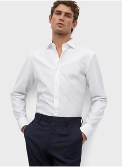 Buy Essential Slim Fit Shirt in Saudi Arabia