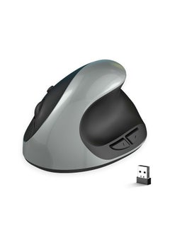 Buy 2.4G Wireless Vertical Mouse Ergonomic Mice 3-gear Adjustable DPI Compatible with PC HP, Lenovo, MacBook,ASUS Dell in Saudi Arabia