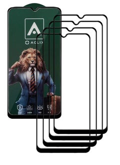 Buy 4 Pieces Antistatic ESD Dustproof Premium Quality High Definition Tempered Glass Screen Protector Designed For Oppo A17k in UAE