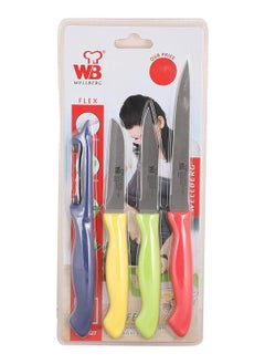 Buy Flex 4-Piece Stainless Steel Knife Set in UAE