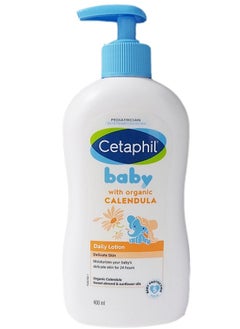 Buy Baby Daily Lotion With Organic Calendula Delicate Skin - 400ml in UAE