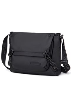 اشتري Premium Shoulder Laptop Bag Water Resistant Polyester Unisex Shoulder Sling bag for Travel Business School College K00528 Black في الامارات