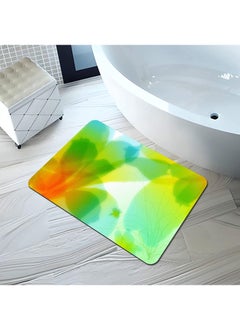 اشتري 45*70cm Household Bathroom Kitchen Thickened Non Slip Quick Drying Mat في الامارات