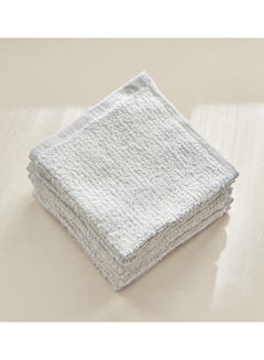 اشتري Cloud Touch 6-Piece Zero Twist Cotton Face Cloth Set 30x30 cm في الامارات