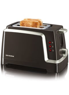 Buy 2-Slice automatic pop-up bread toaster 820w AT 2223 black/silver in Saudi Arabia