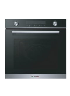 اشتري 72L Built-in Electric Oven With Touch & Knob Control, Triple Glass Door, Rotisserie, 13 Functions, Self-Cleaning, Accessories Included - Black Stainless Steel Design - LMBO605MC في الامارات